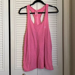 VS PINK bright pink workout tank top size medium